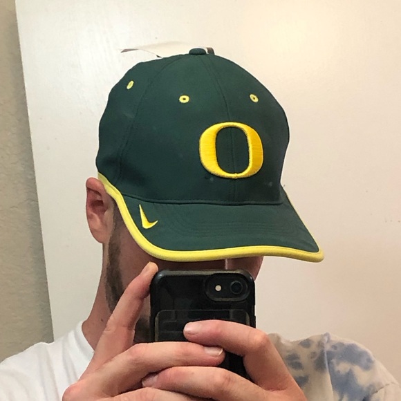 Nike Oregon Ducks Legacy9I Dri Fit Green adjustable Golf Coaches Hat Cap - Picture 9 of 10
